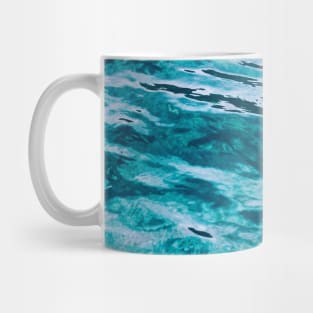 SCENERY 48 - Clear Blue Sea Water Beach Coast Mug